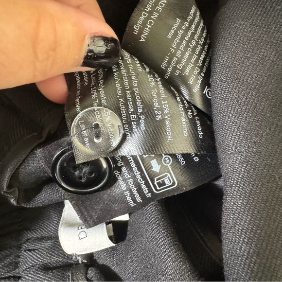 DEA KUDIBAL cargo size small trouser Dress pants Classic Black Women's Pants - Picture 12 of 12